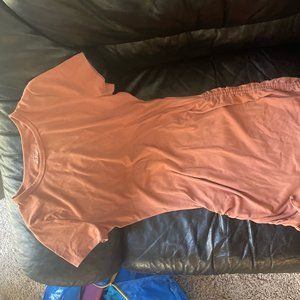 Peach/Tan fitted dress